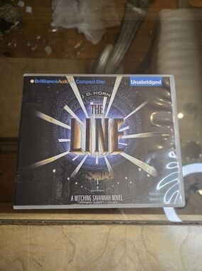 Brilliance Audio The Line Audiobook CD — Black & Blue Cover